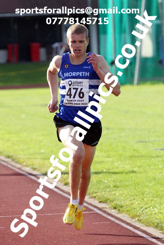 3000 metres, NECAA Open Meeting, Morpeth, Sunday, September 27th. David T. Hewitson/Sports for All Pics